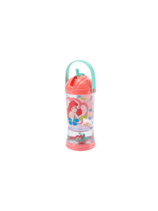 Gobelet La Petite Sirène avec paille et boule à neige Disney