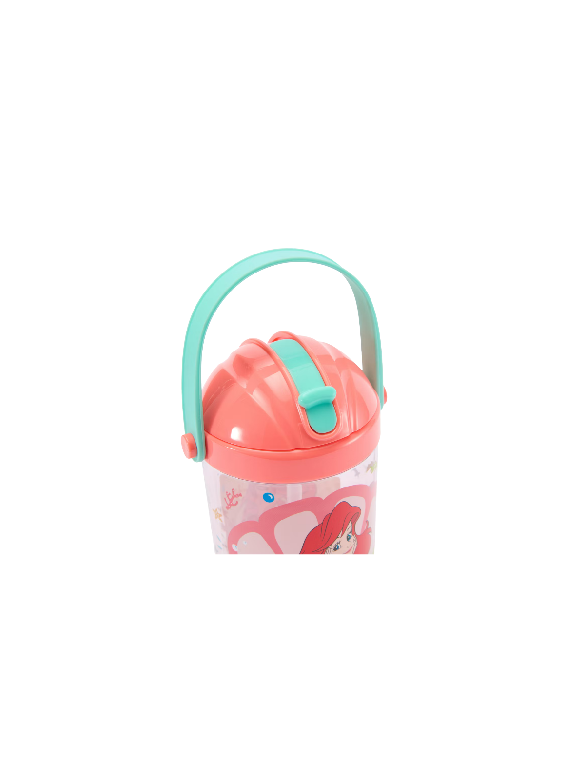 Gobelet La Petite Sirène avec paille et boule à neige Disney