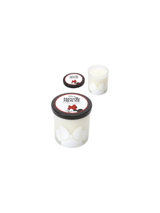 Bougie en verre Minnie Mouse Jasmin blanc Disney