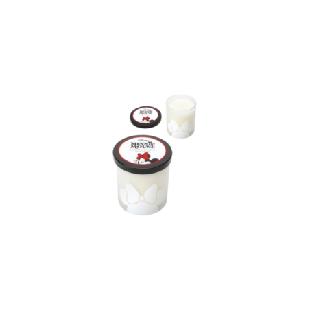 Bougie en verre Minnie Mouse Jasmin blanc Disney