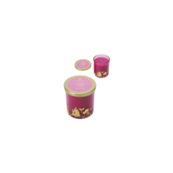 Bougie en verre La belle au bois dormant rose sauvage & vanille Disney