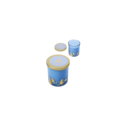 Bougie en verre Cendrillon Gardenia & citrouille Disney