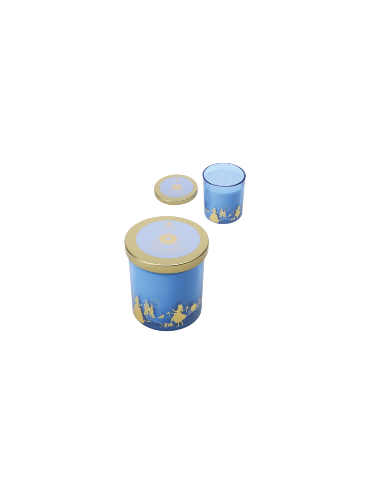 Bougie en verre Cendrillon Gardenia & citrouille Disney
