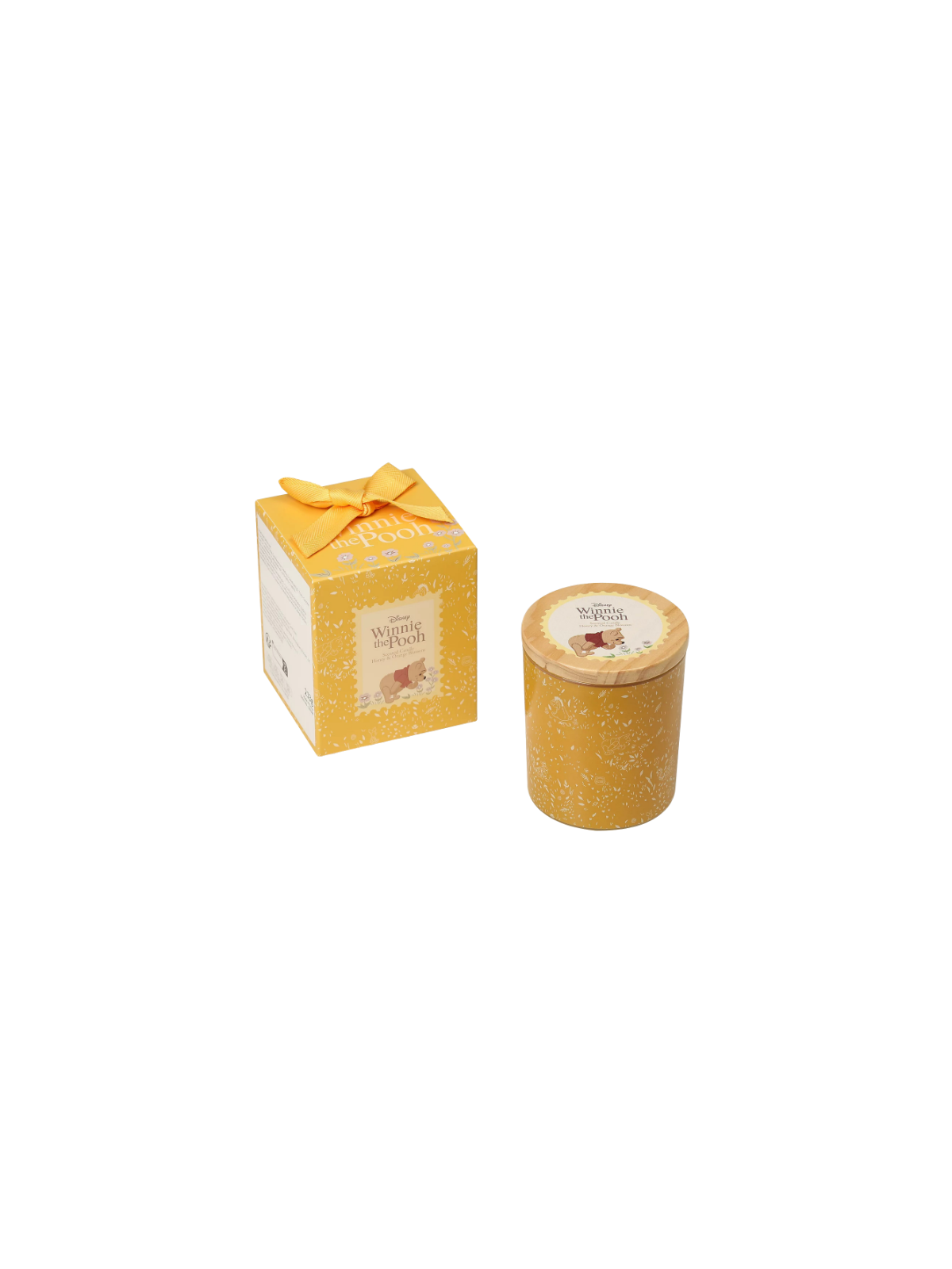 Bougie Winnie l'ourson bois Miel & fleur d'oranger Disney