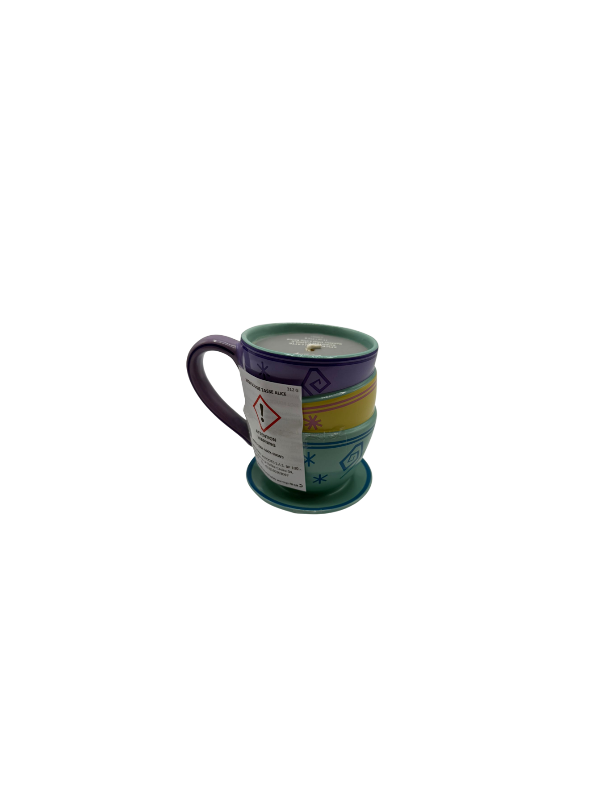 Bougie tasse Alice au pays des merveilles Disneyland Paris
