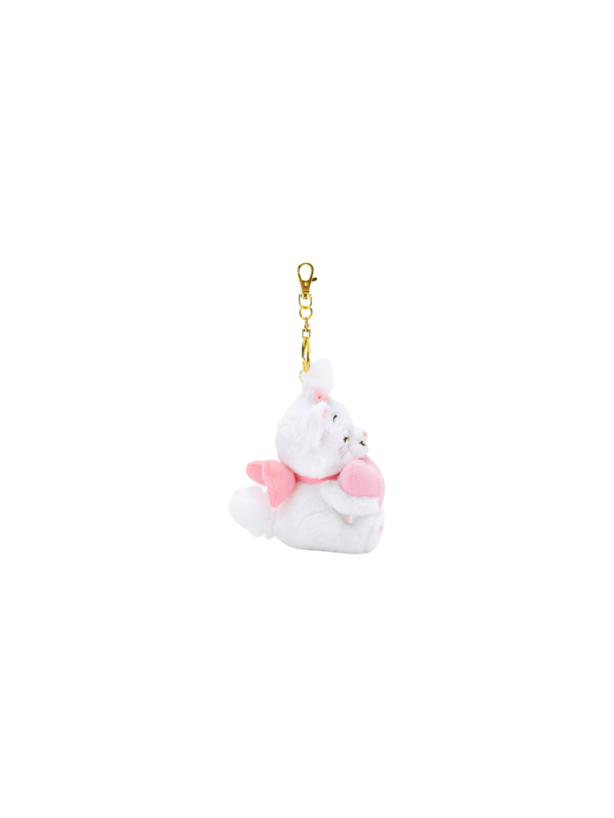 Porte-clés petite peluche Marie avec coeur Les Aristochats Disney Store Japon