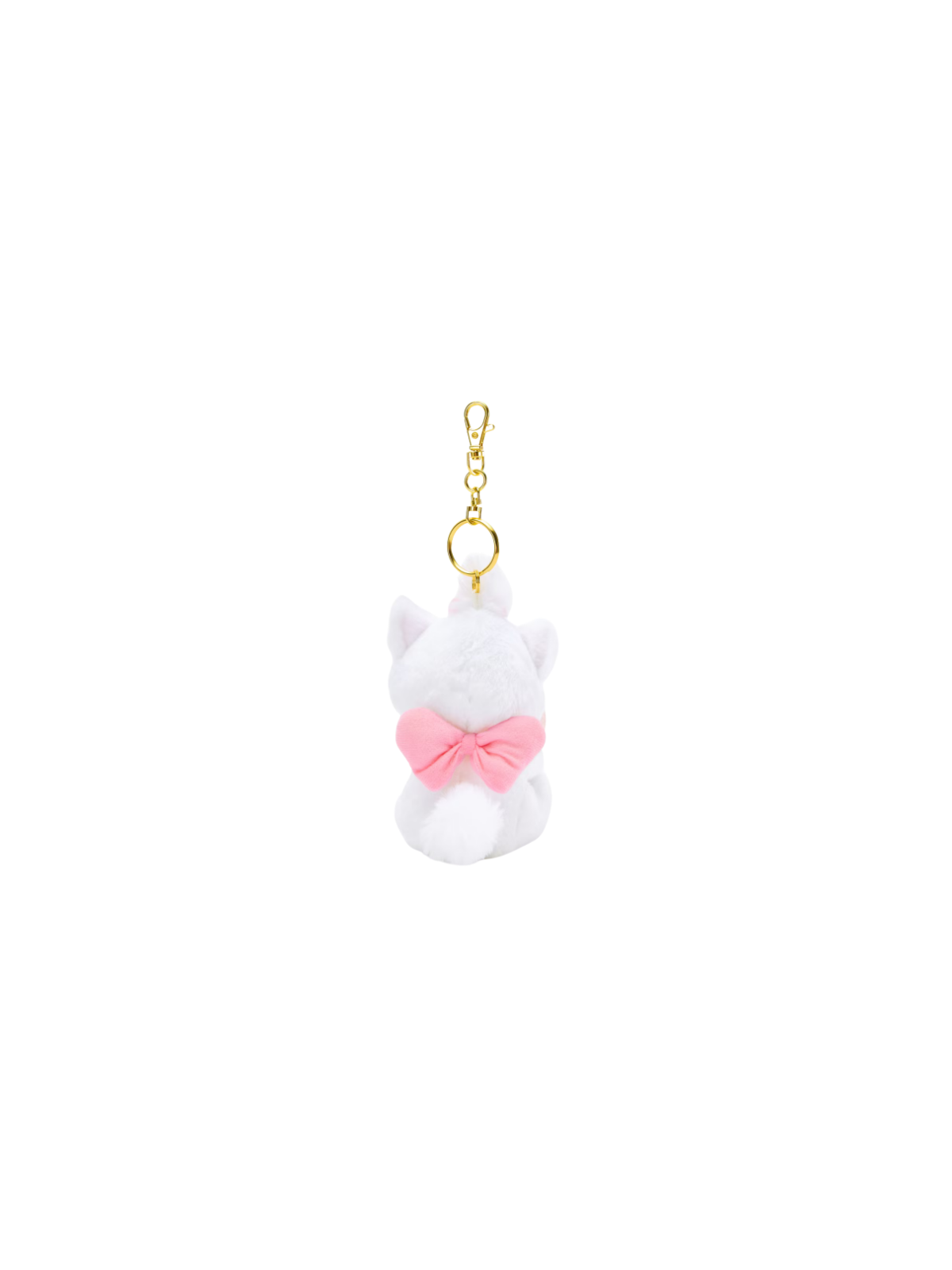 Porte-clés petite peluche Marie avec coeur Les Aristochats Disney Store Japon