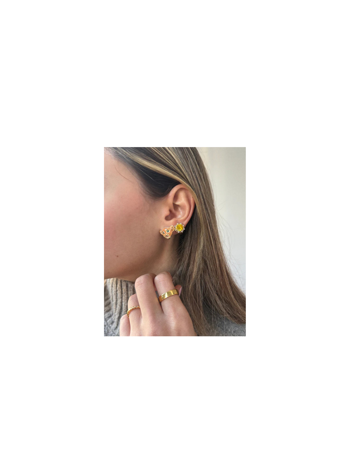 Boucles d'oreilles Le Roi Lion Dynamics duo BAUBLEBAR Import