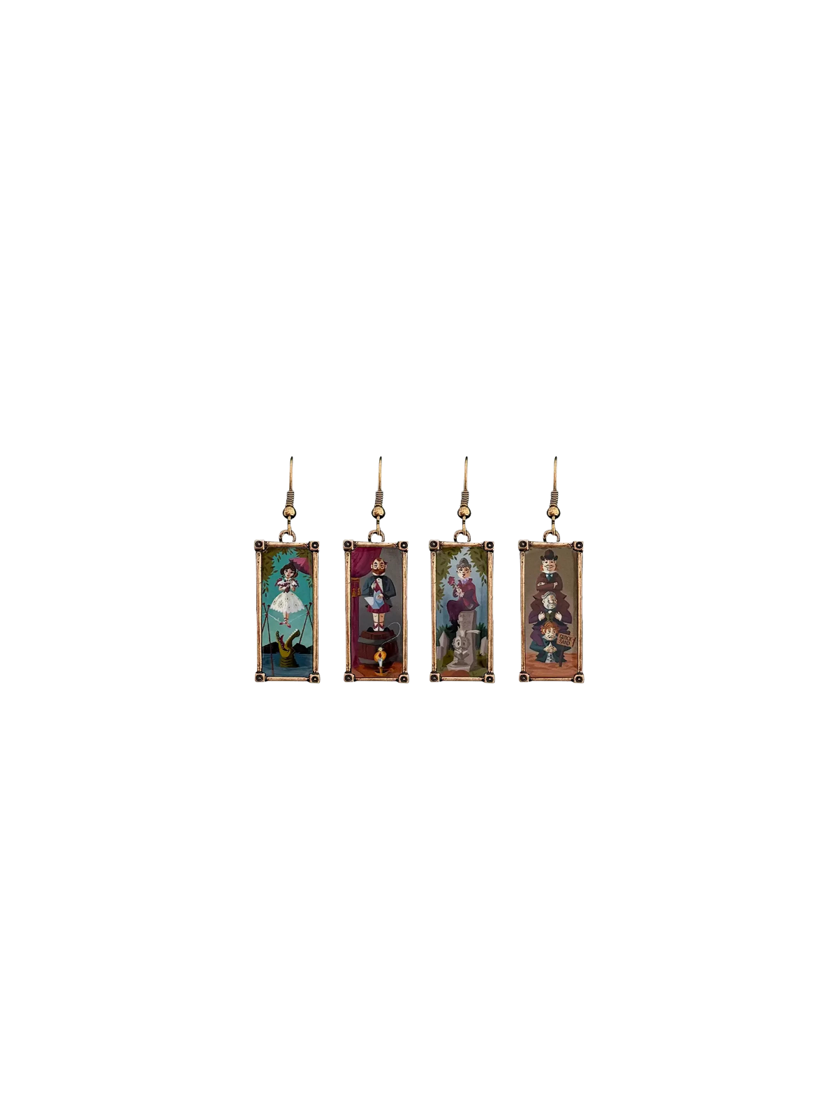 Boucles d'oreilles portrait mismatch The haunted mansion Disney Import
