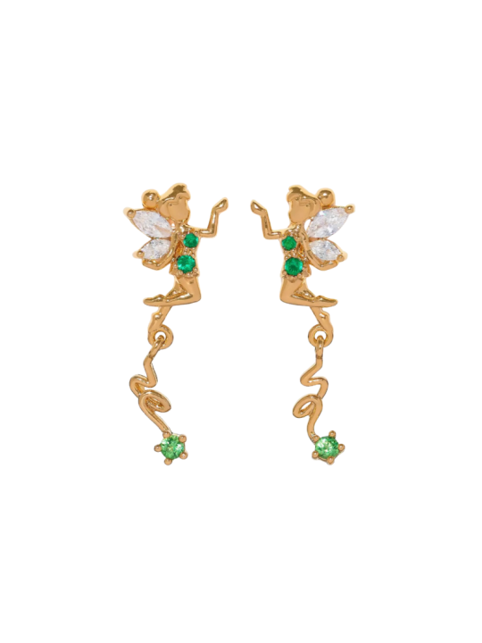 Boucles d'oreilles Fée clochette Girls crew Disney Import