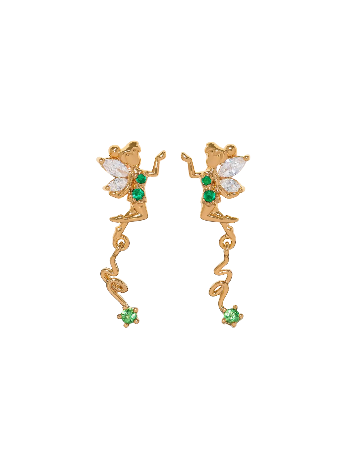 Boucles d'oreilles Fée clochette Girls crew Disney Import