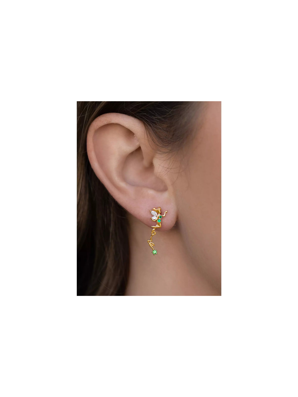 Boucles d'oreilles Fée clochette Girls crew Disney Import