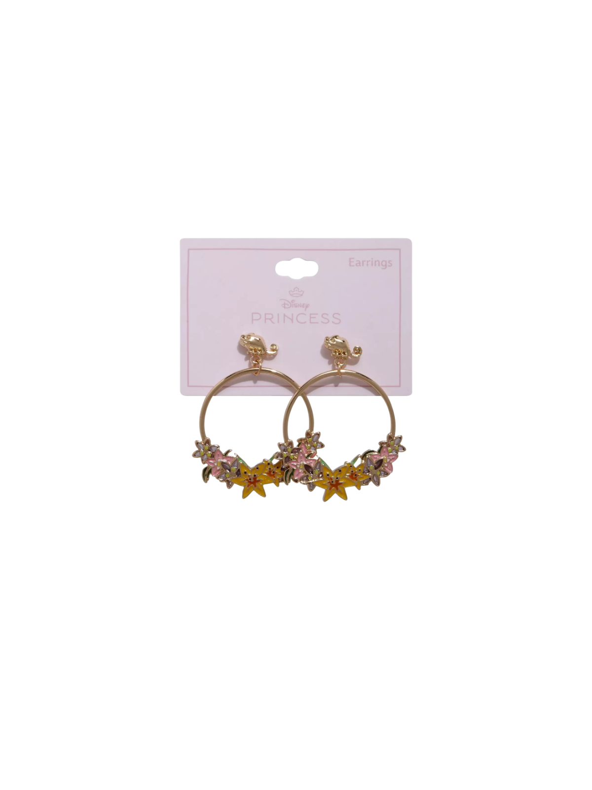 Boucles d'oreilles floral hoop Raiponce Disney Import
