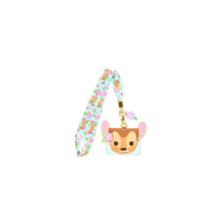 Lanière tour de cou floral Bambi Import Disney