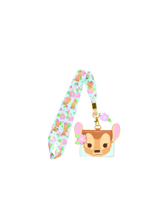 Lanière tour de cou floral Bambi Import Disney