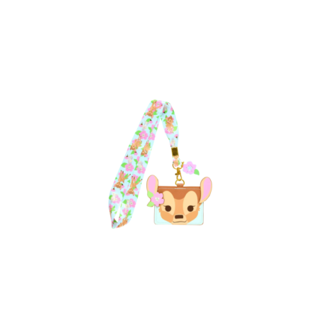 Lanière tour de cou floral Bambi Import Disney
