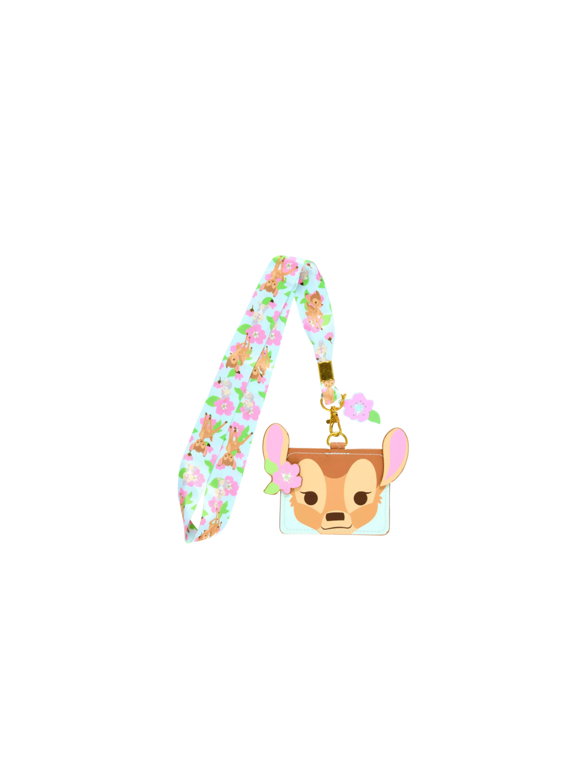 Lanière tour de cou floral Bambi Import Disney
