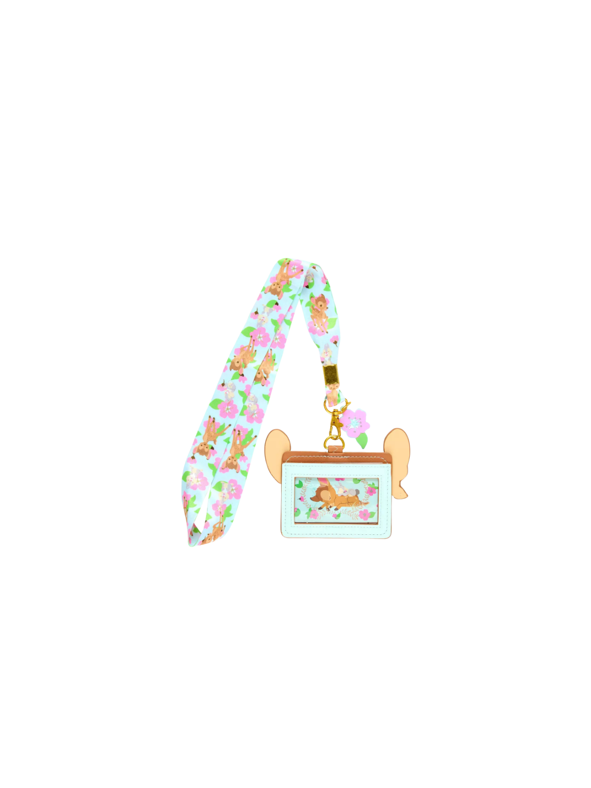 Lanière tour de cou floral Bambi Import Disney