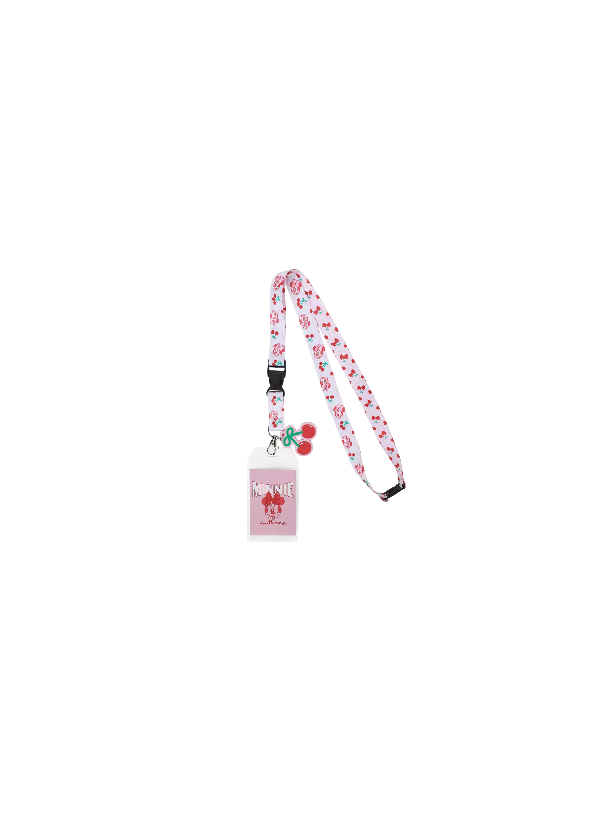 Lanière tour de cou cherry Minnie Mouse Disney Import