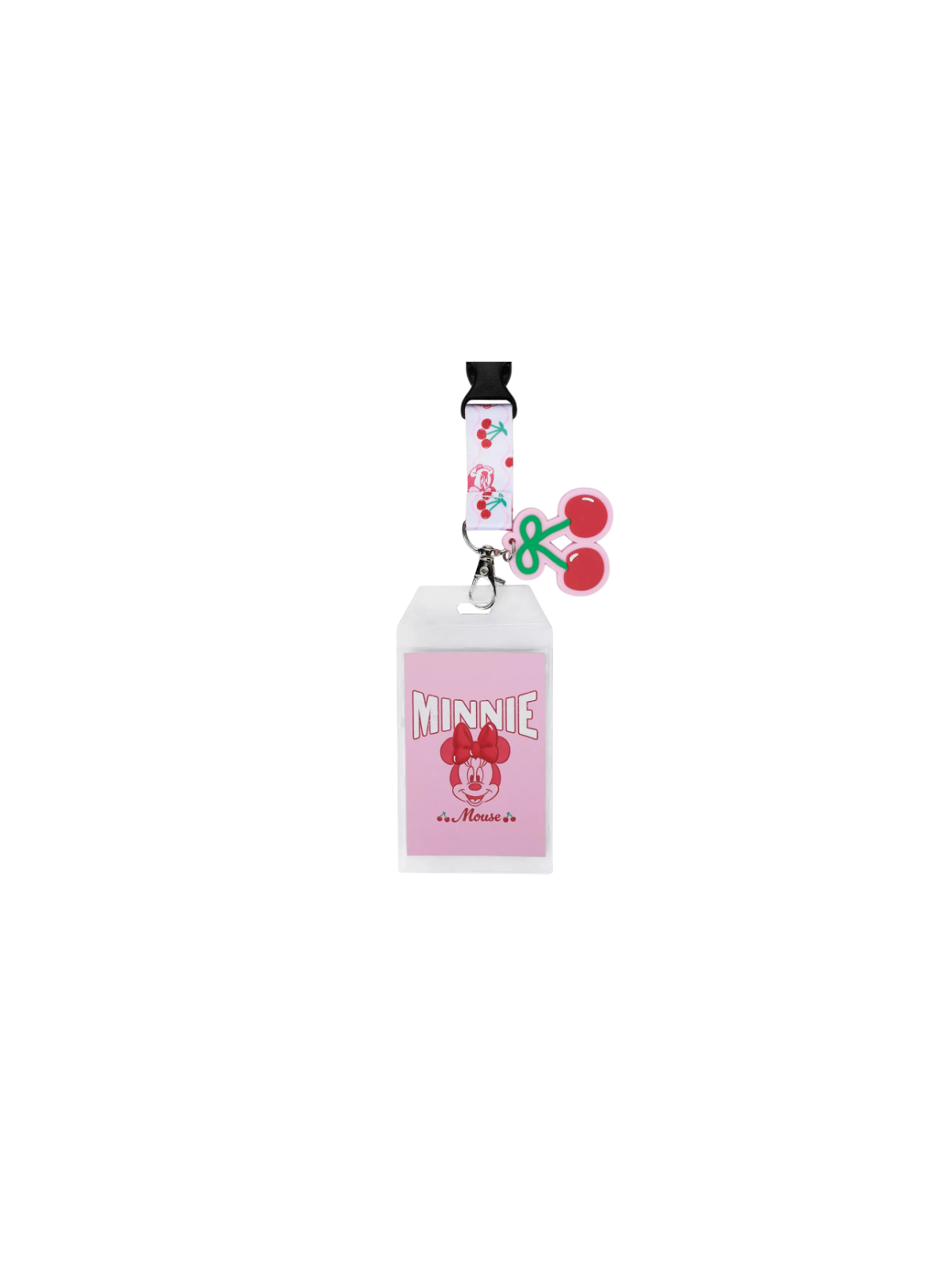 Lanière tour de cou cherry Minnie Mouse Disney Import