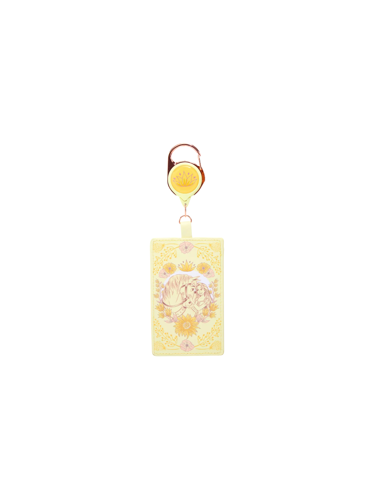 Lanière retractable Raiponce & Maximus floral Disney Import