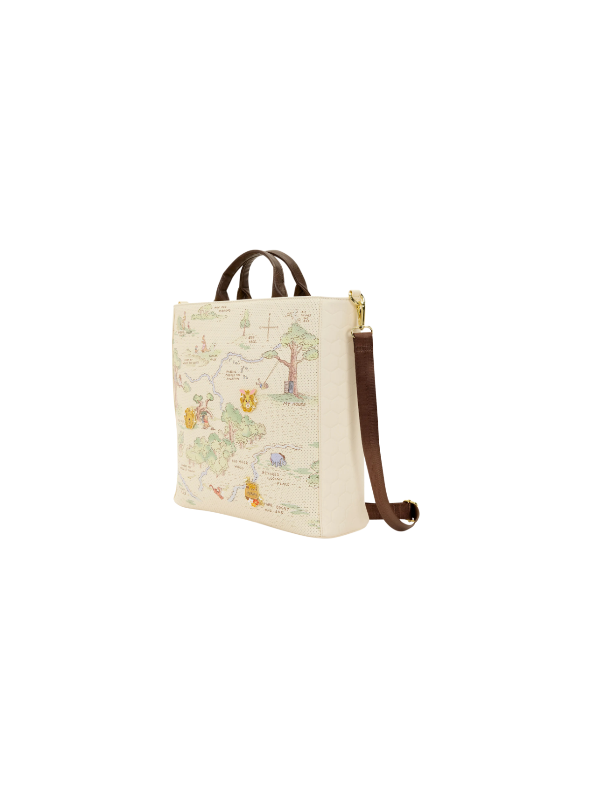 Totebag loungefly foret des reves bleus winnie l'ourson