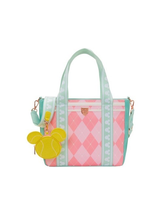Tote bag avec porte monnaie Mickey et ses amis Tennis LOUNGEFLY