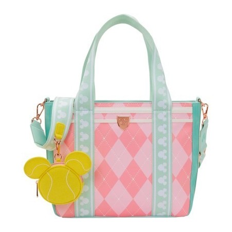 Tote bag avec porte monnaie Mickey et ses amis Tennis LOUNGEFLY
