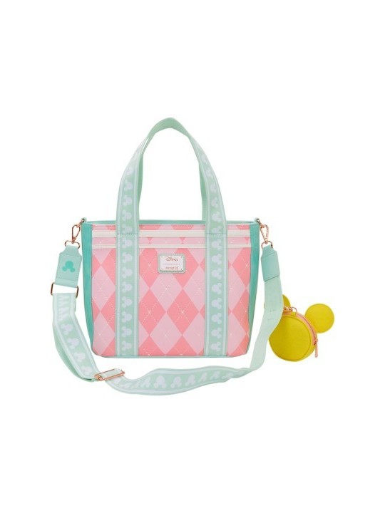 Tote bag avec porte monnaie Mickey et ses amis Tennis LOUNGEFLY