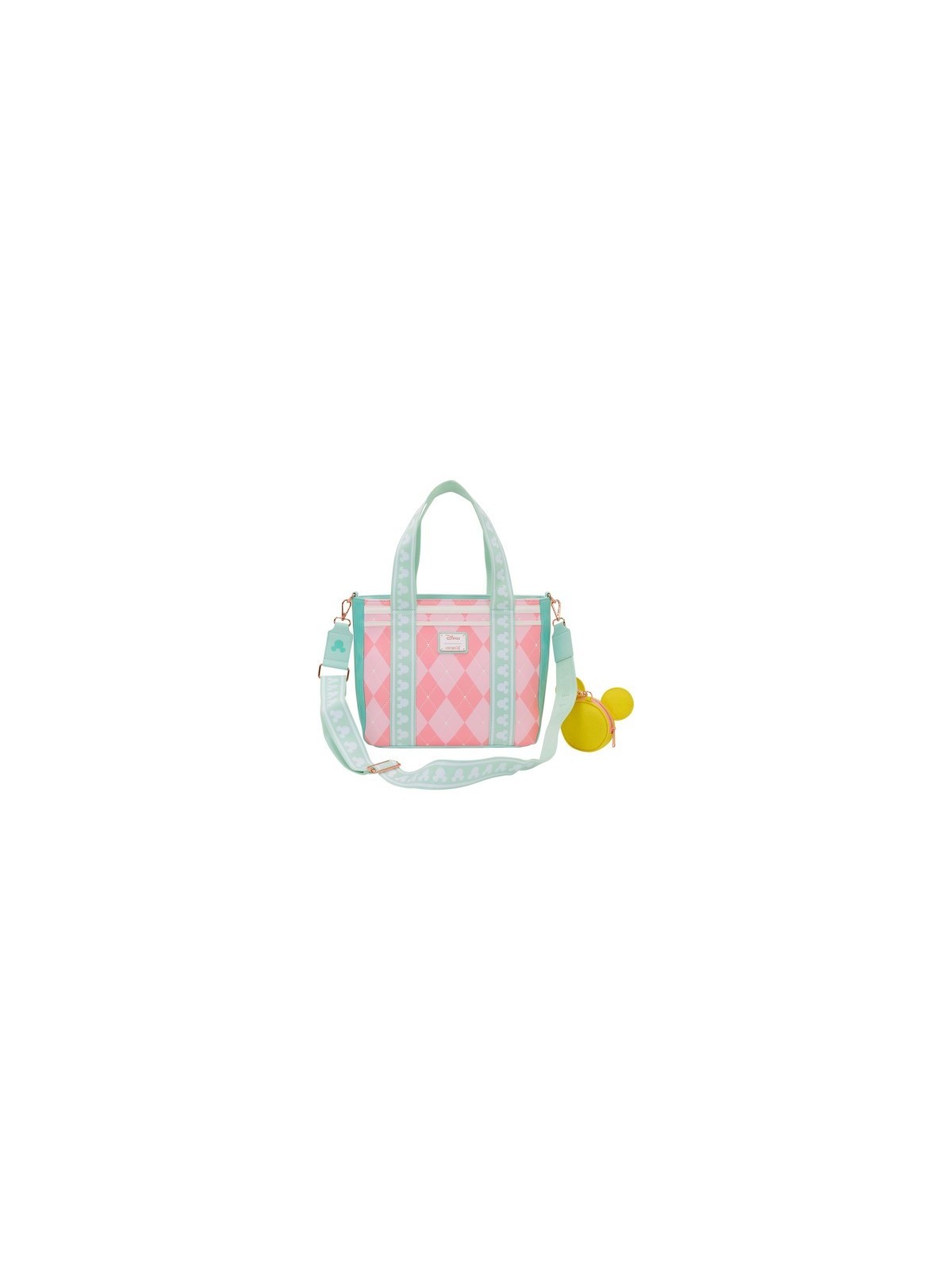 Tote bag avec porte monnaie Mickey et ses amis Tennis LOUNGEFLY