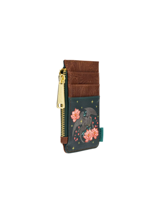 Porte cartes loungefly toothless floral dragons
