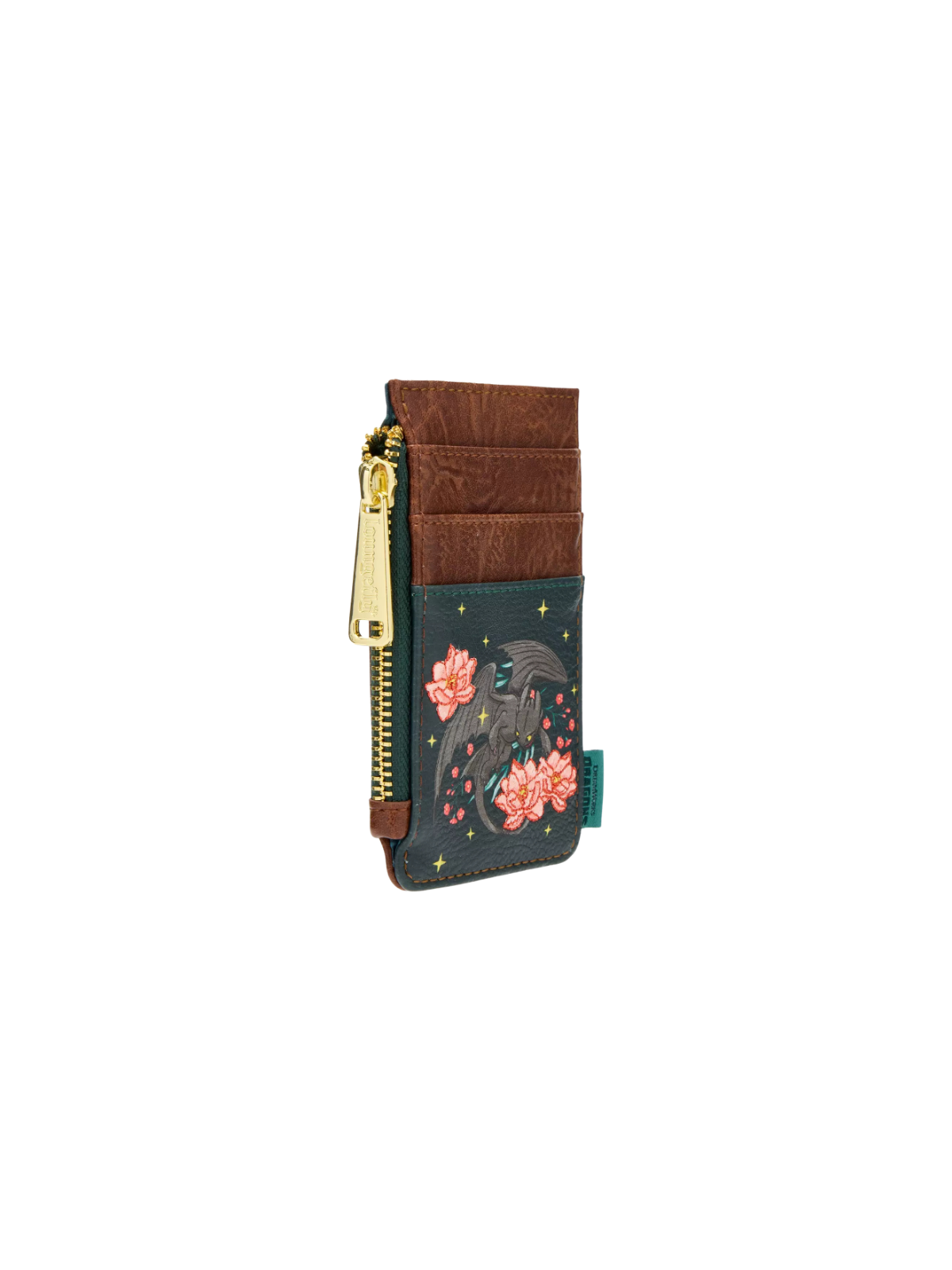 Porte cartes loungefly toothless floral dragons