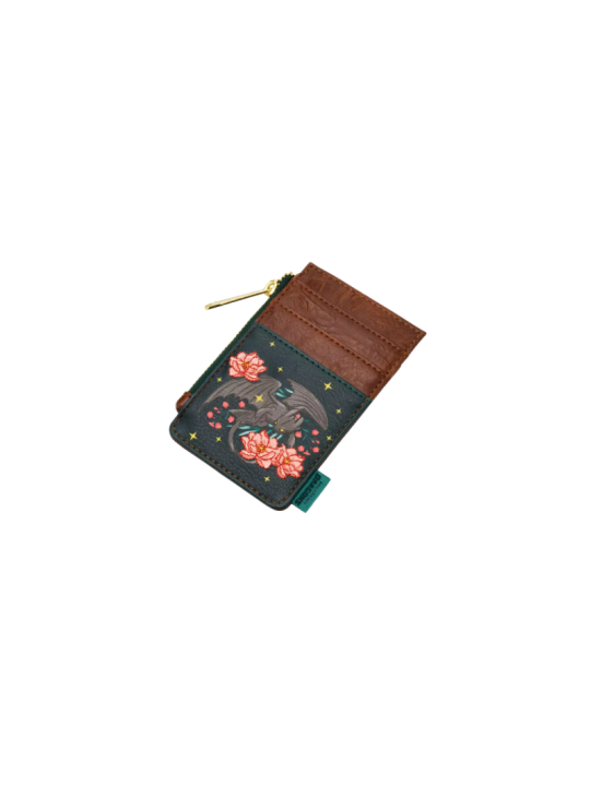 Porte cartes loungefly toothless floral dragons