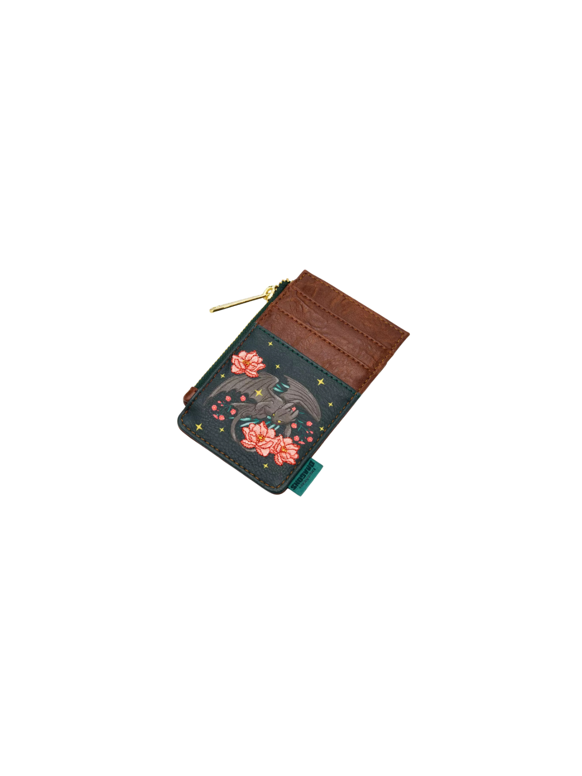 Porte cartes loungefly toothless floral dragons
