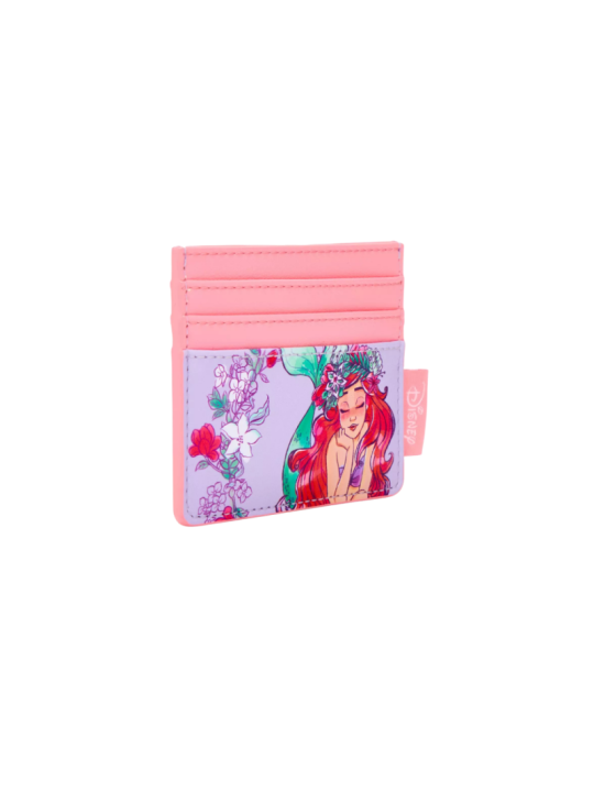 Porte cartes loungefly floral dream ariel la petite sirène import