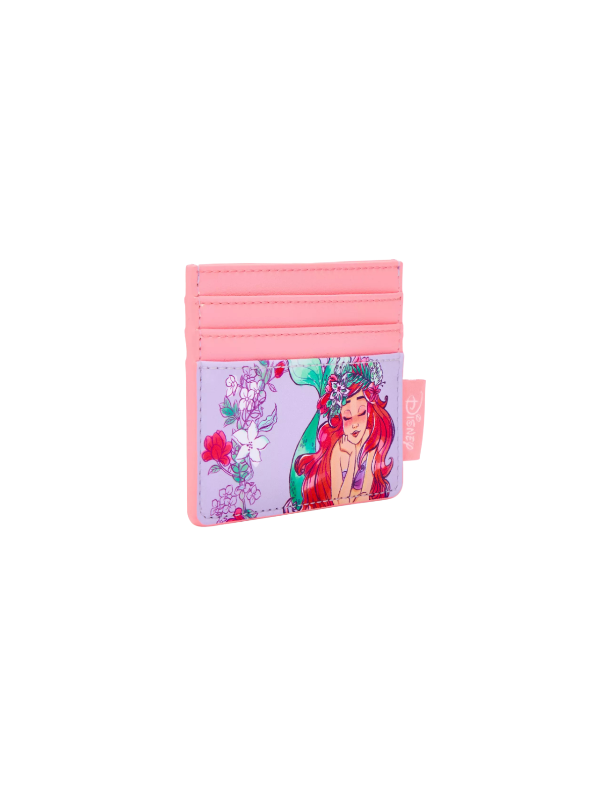 Porte cartes loungefly floral dream ariel la petite sirène import