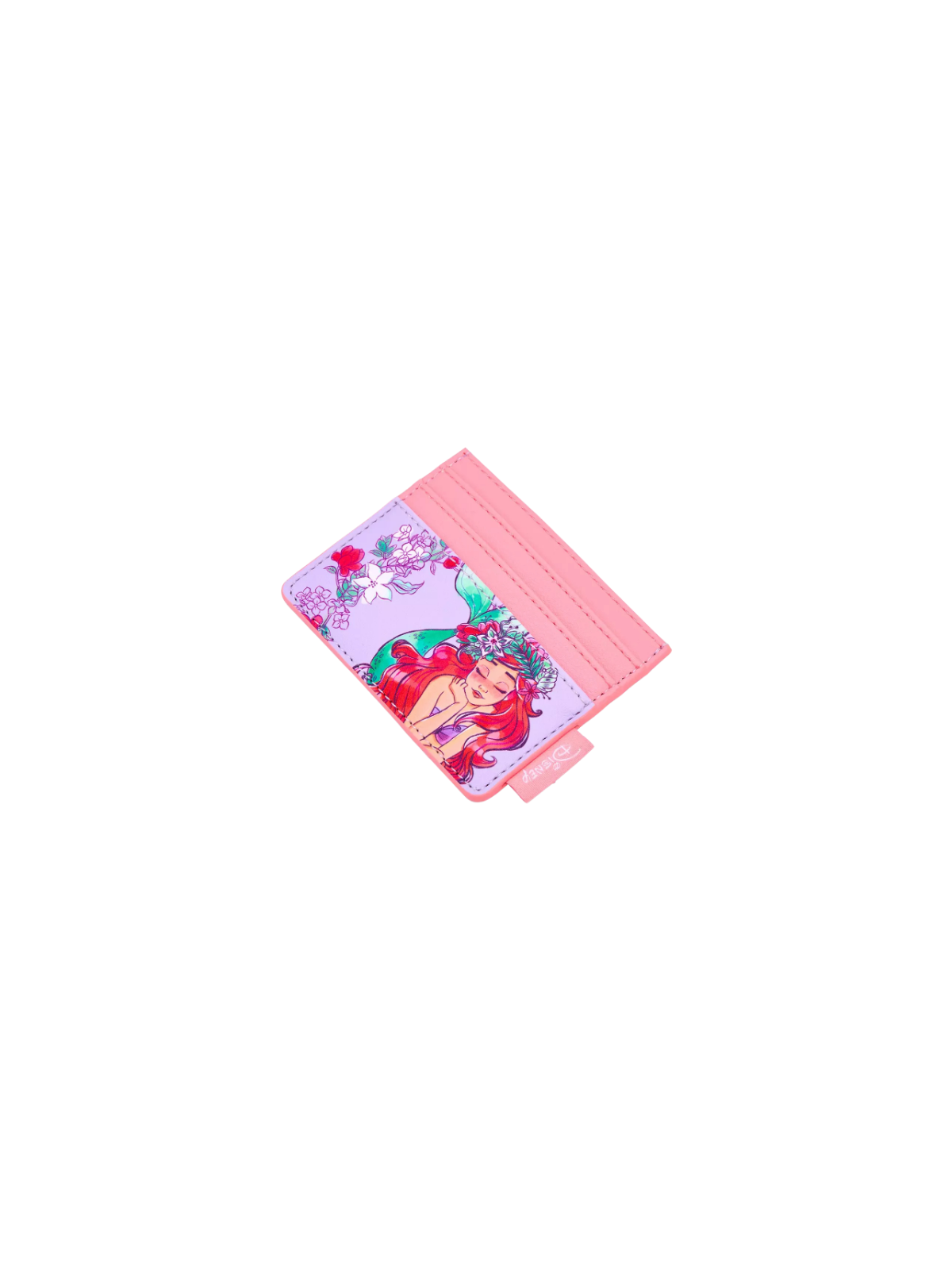 Porte cartes loungefly floral dream ariel la petite sirène import