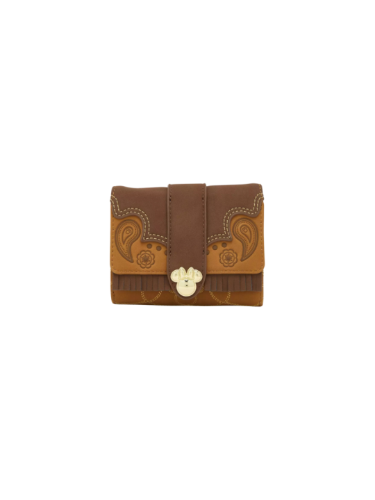 Portefeuille loungefly western patterned minnie mouse import