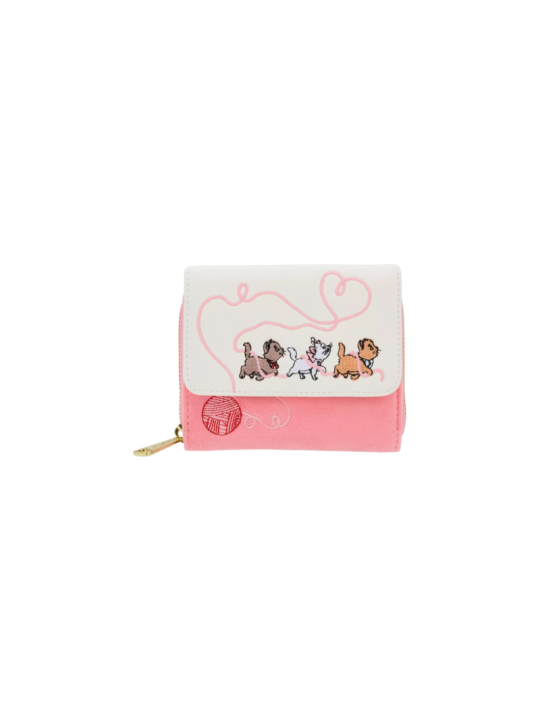 Portefeuille loungefly kittens & yarn les aristochats import