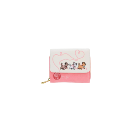 Portefeuille loungefly kittens & yarn les aristochats import