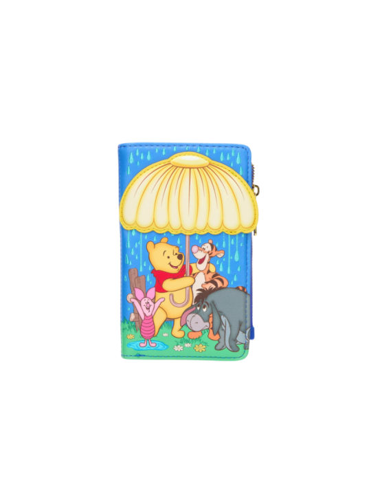 Portefeuille loungefly rainy umbrella scene winnie l'ourson import