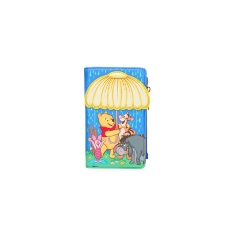Portefeuille loungefly rainy umbrella scene winnie l'ourson import