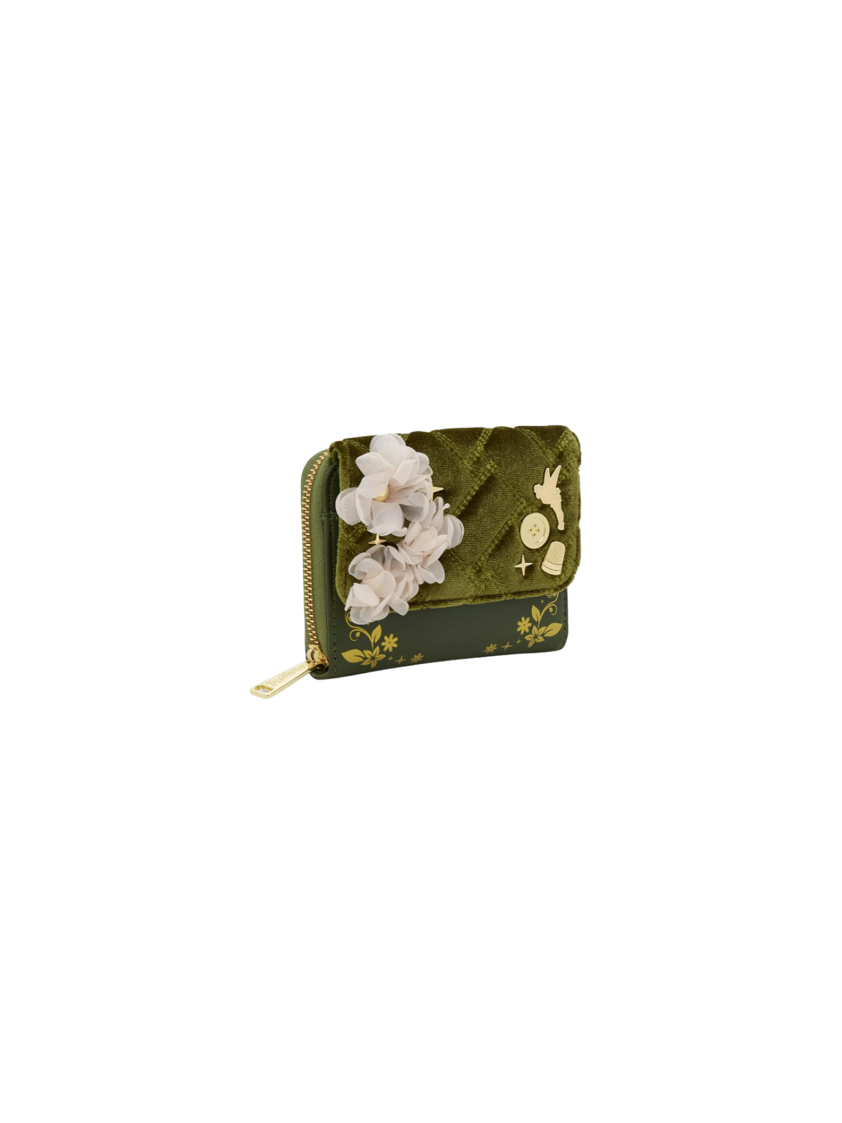 Portefeuille loungefly velvet quilted clochette