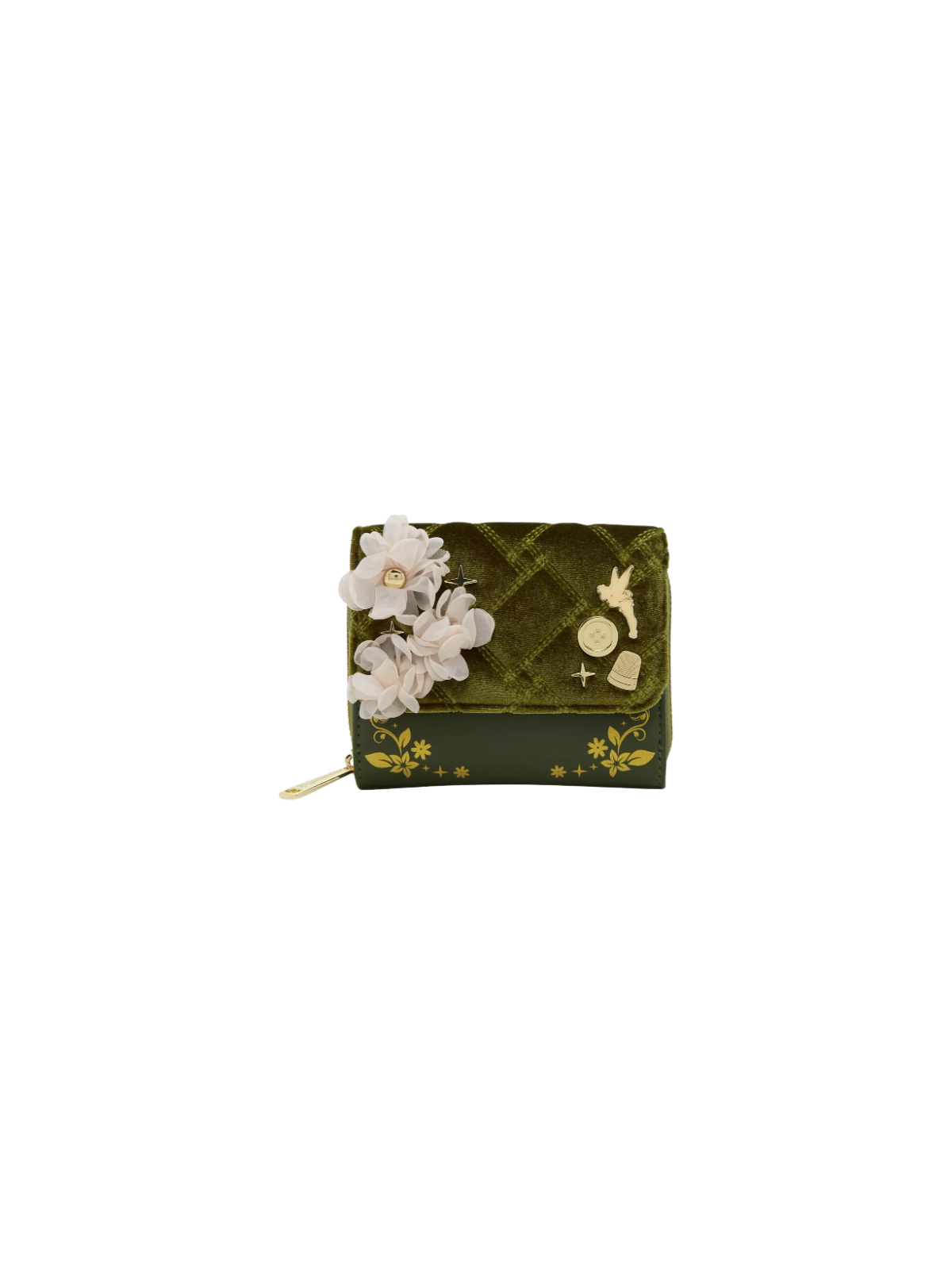 Portefeuille loungefly velvet quilted clochette