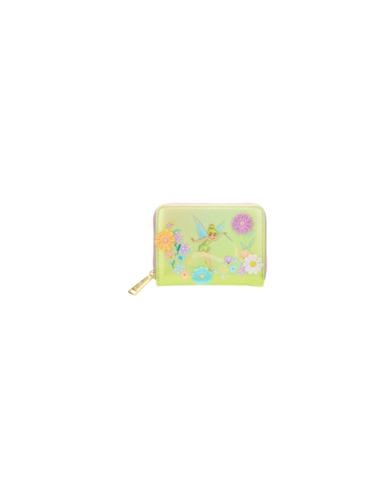 Portefeuille loungefly flower irridescent fée clochette