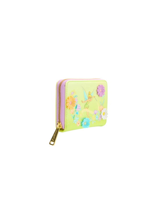 Portefeuille loungefly flower irridescent fée clochette