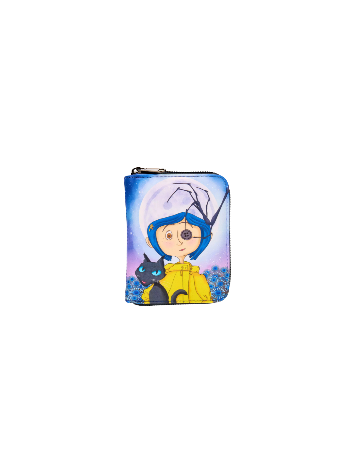 Portefeuille loungefly button eye floral coraline