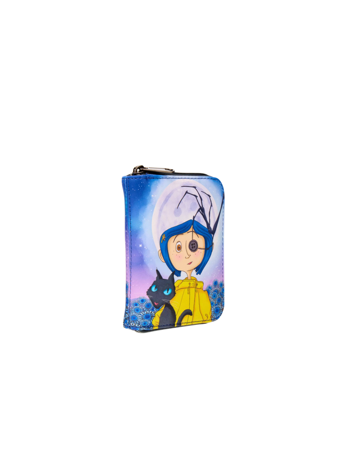 Portefeuille loungefly button eye floral coraline
