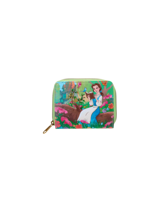 Portefeuille loungefly belle reading la belle & la bete