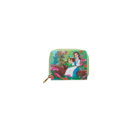 Portefeuille loungefly belle reading la belle & la bete